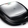 TEFAL | Sandwich Maker | SW341D12 Snack Time | 700 W | Number of plates 2 | Stainless Steel/Black