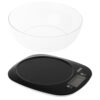 Adler Kitchen Scale with a bowl | MS 3179b | Graduation 1 g | Display type LCD | Black