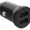 FIXED Dual USB Car Charger 15W, Black | Fixed