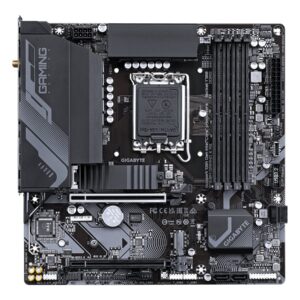 Gigabyte B760M GAMING X AX | Processor family Intel | Processor socket LGA1700 | DDR5 DIMM | Supported hard disk drive interfaces SATA, M.2 | Number of SATA connectors 4