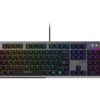 MSI STRIKE 600 SILENT US | Gaming Keyboard | Wired | US | USB 2.0 | KAILH Midnight PRO Silent Tactile