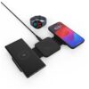 Fixed | Wireless Foldable Charger 3in1 Flex for Samsung | FIXFLE-SA-BK | Black
