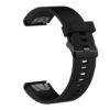 Fixed | Silicone Strap for Garmin QuickFit 20mm | Black