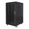 Lanberg | Rack cabinet 19" free-standing 22U/600x800 (flat pack) with mesh door | FF01-6822-23B | Black