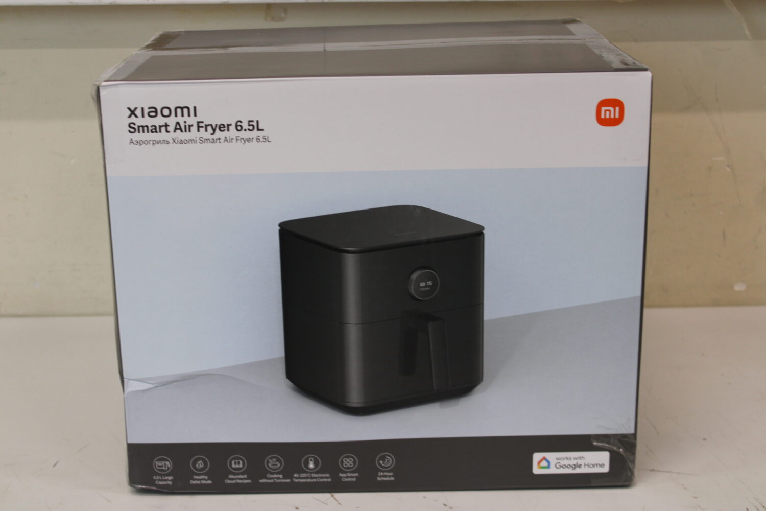 SALE OUT. Xiaomi Smart Air Fryer 6.5L Black EU | Xiaomi Smart Air Fryer (EU) | BHR7357EU | Power 1800 W | Capacity 6.5 L | Black | DAMAGED PACKAGING
