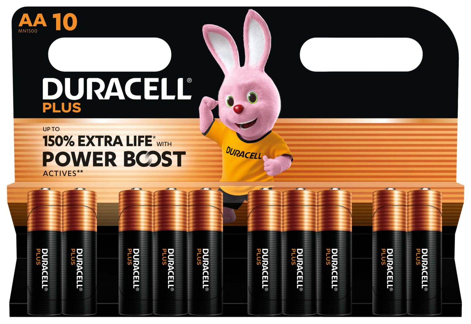 DURACELL Plus Boost MN1500 AA BL10 | Duracell