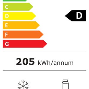 BEKO Refrigerator | B5RCNA405HXBR1 | Energy efficiency class D | Free standing | Combi | Height 203.5 cm | No Frost system | Fridge net capacity 249 L | Freezer net capacity 106 L | Display | 36 dB | Black