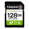 Kingston Canvas Select Plus | 128 GB | SD | Flash memory class Class 10, UHS-I, U1/U3, Video Class 10/30