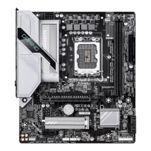 Gigabyte H810M GAMING WIFI6 | Processor family Intel | Processor socket LGA1851 | DDR5 | Supported hard disk drive interfaces M.2, SATA | Number of SATA connectors 4