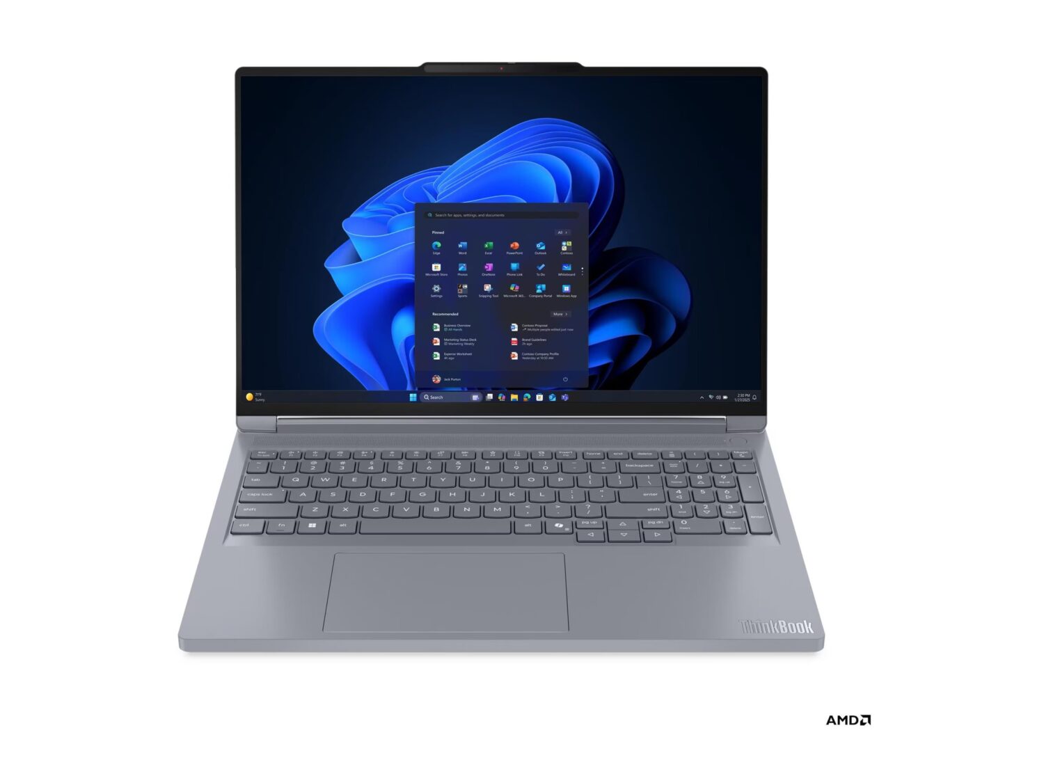 Lenovo ThinkBook 16p Gen 6 ADR 16 WQXGA AMD R9 8940HX/32GB/1TB/NVIDIA GF RTX 5060 8GB/WIN11 Pro/Nordic Backlit kbd/Grey/2Y Waranty