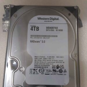 SALE OUT. Western Digital Red WD40EFAX 4TB 3.5"  SATAIII 6 Gb/s | Western Digital | REFURBISHED