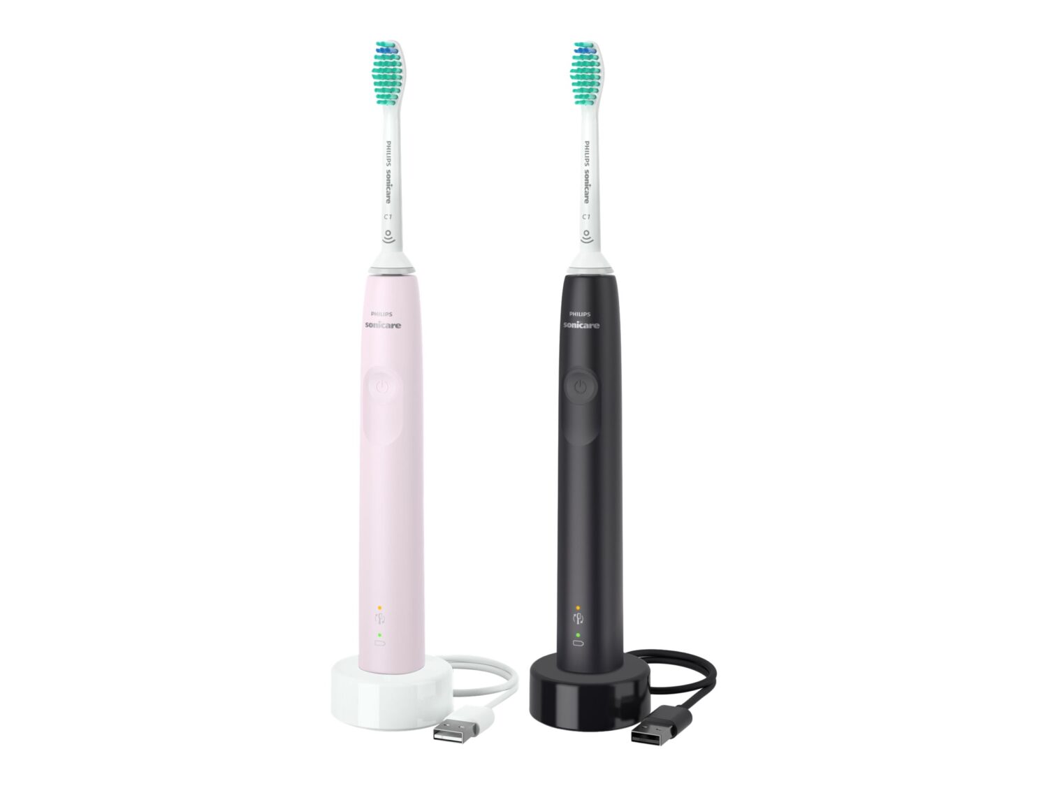 Philips | Sonicare Electric Toothbrush | HX3675/15 | Rechargeable | For adults | Number of brush heads included 2 | Number of teeth brushing modes 1 | Sonic technology | Black/Pink