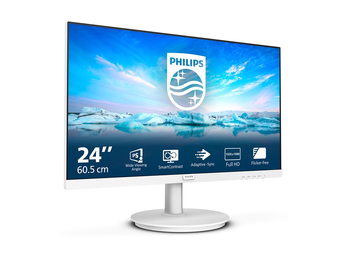 Philips | Monitor | 241V8AW/00 | 23.8 " | IPS | 16:9 | 75 Hz | 4 ms | 1920 x 1080 pixels | 250 cd/m² | White - Image 21