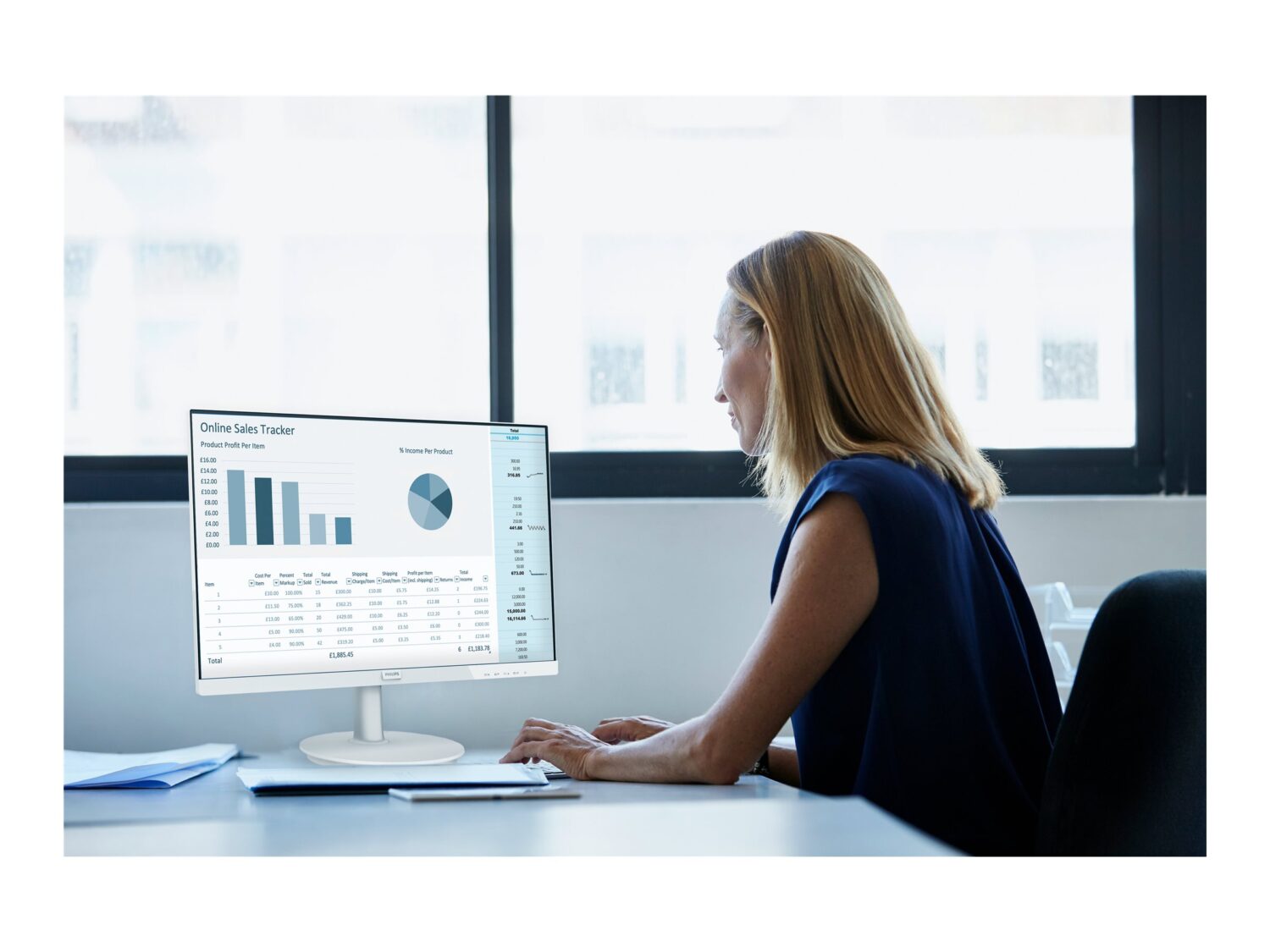 Philips | Monitor | 241V8AW/00 | 23.8 " | IPS | 16:9 | 75 Hz | 4 ms | 1920 x 1080 pixels | 250 cd/m² | White - Image 25