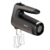 TEFAL | HT650E38 PowerMix Silence | Hand Mixer | 600 W | Number of speeds 5 | Turbo mode | Black/Grey