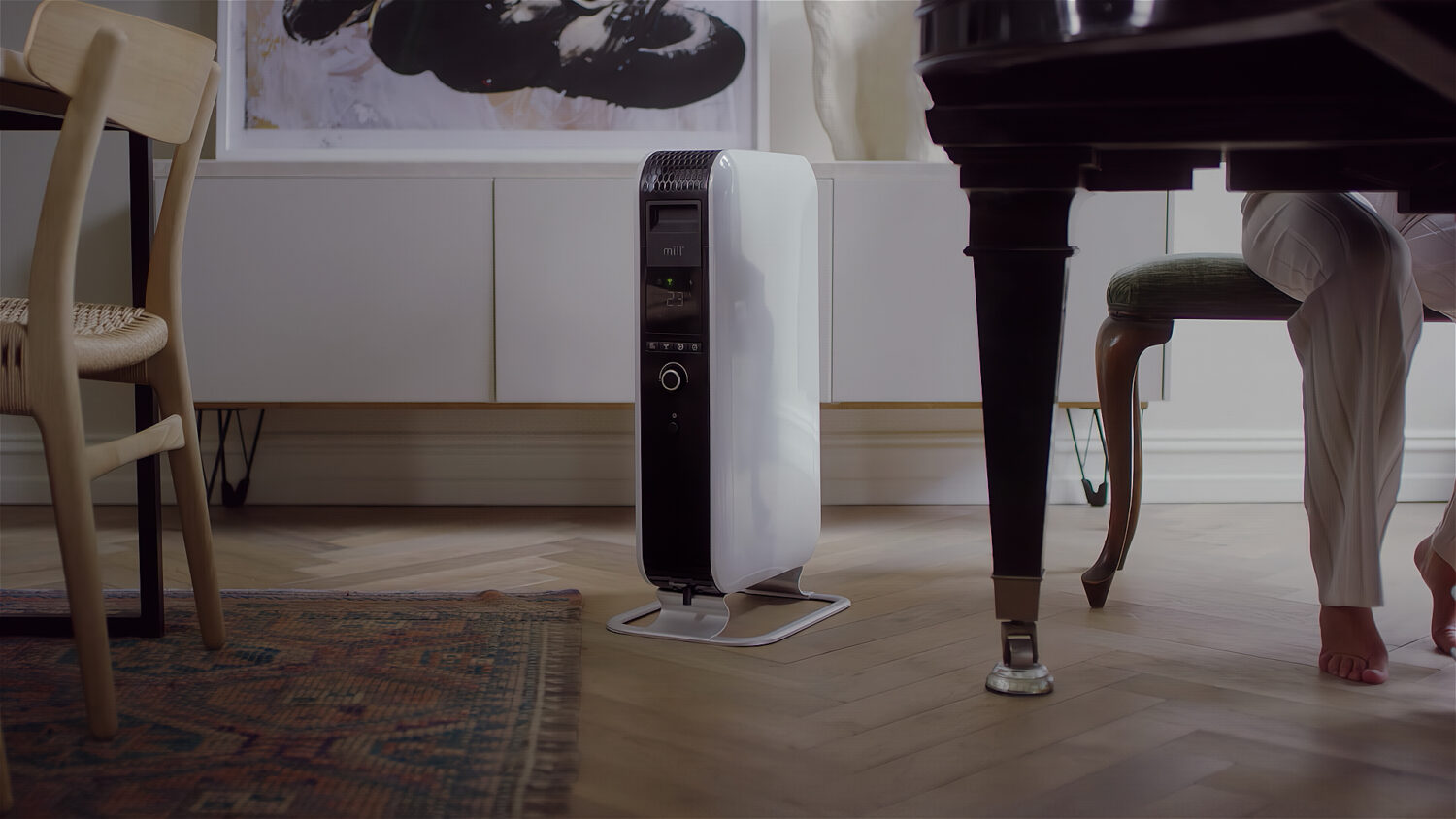 Mill | WiFI GEN3 Oil Filled Radiator | OIL2000WIFI3 | Oil Filled Radiator | 2000 W | Number of power levels 3 | Black - Image 11