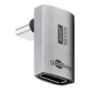 Goobay 74442 USB-C™ Adapter Vertical 90° Long, USB4™ | Goobay