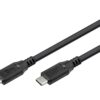 Goobay USB-C™ Cable, USB 3.2, 100 W, 10 Gbit/s, Power Delivery, 2 m, Black | Goobay