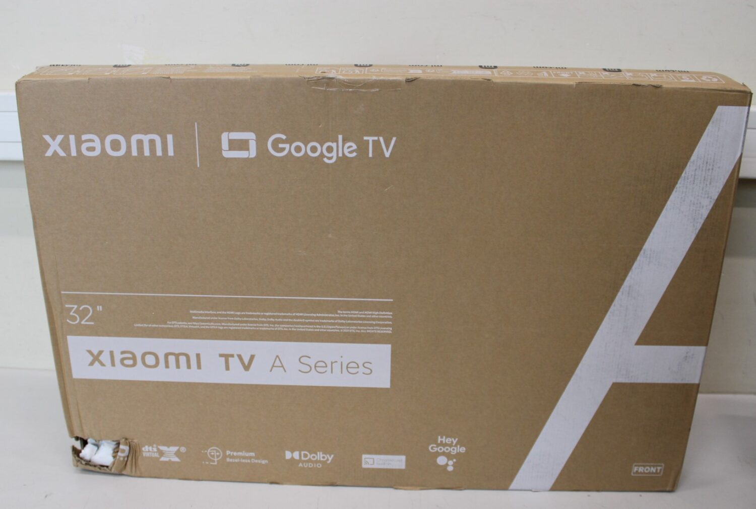 Xiaomi | TV | A 2025 | 32 | Smart TV | Google TV | HD | Black | DAMAGED PACKAGING