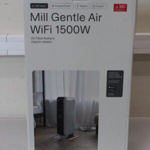 SALE OUT. Mill OIL1500WIFI3 GEN3 Oil Filled Radiator, 1500W, APP+WIFI, white/black | Mill | Heater | OIL1500WIFI3 GEN3 | Oil Filled Radiator | 1500 W | Number of power levels 3 | Suitable for rooms up to 25 m² | White/Black | DAMAGED PACKAGING, USED, BEND ON SIDE