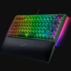 Razer BlackWidow V4 75% | Mechanical Gaming keyboard | Wired | US | Phantom Green Edition | Razer Mechanical Switches (Tactile)