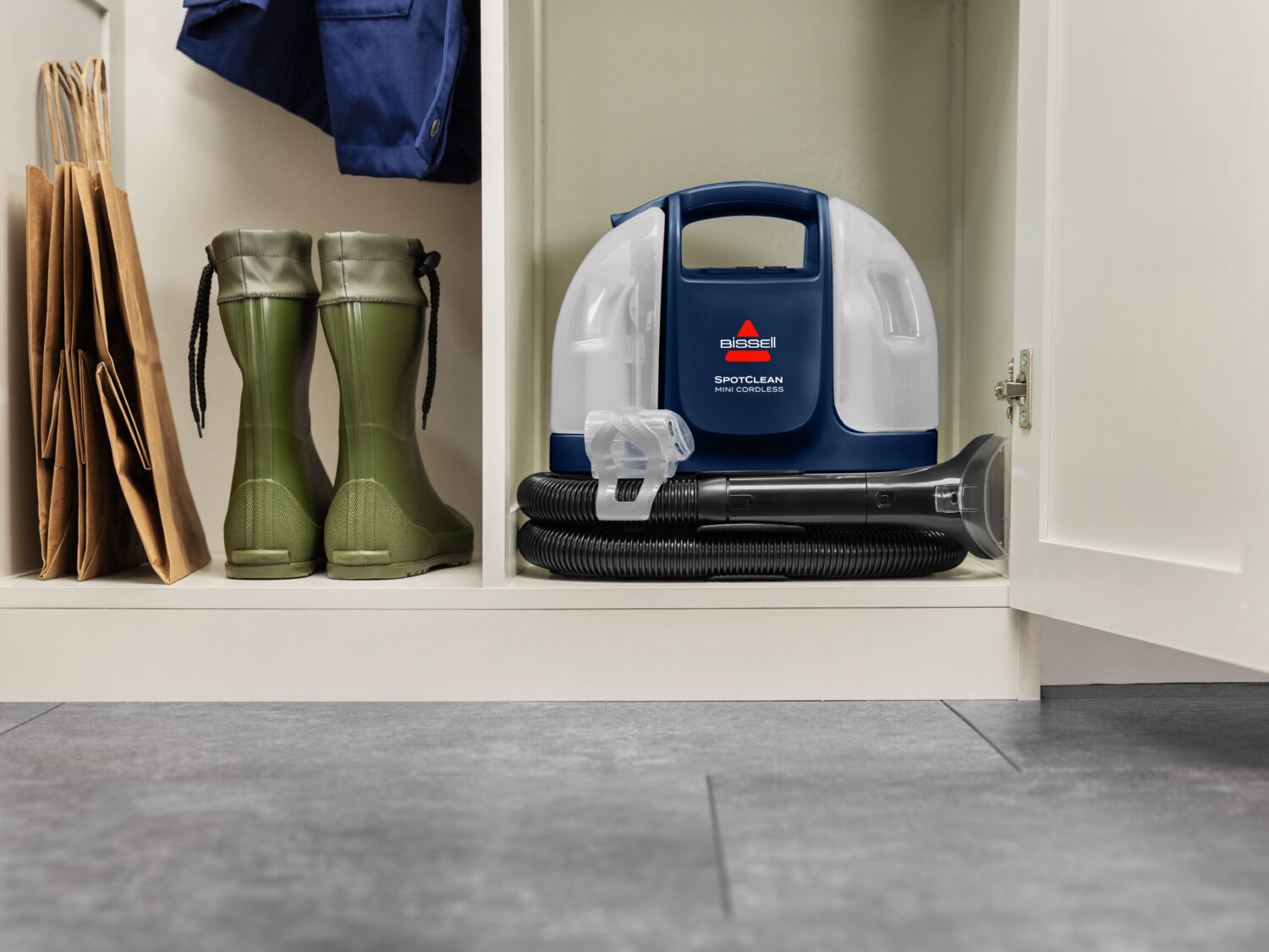 Bissell Carpet and Upholstery CleanerSpotClean MiniCordless operatingWashing function18 VOperating time (max) 20 min