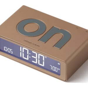 LEXON | Flip Mini Dual-Sided Alarm Clock | LR158D1 | USB connectivity