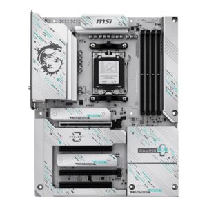MSI B850 GAMING PLUS WIFI PZ | Processor family AMD B850 | Processor socket AM5 | DDR5 | Supported hard disk drive interfaces SATA, M.2 | Number of SATA connectors 4