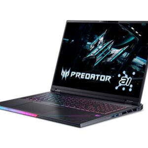 Acer | Predator Helios 18 AI PH18-73-973Z | Abyssal Black | 18 " | IPS | WQUXGA | 3840 x 2400 pixels | Intel Core U9 | 275HX | 192 GB | DDR5 | Solid-state drive capacity 2000 GB | NVIDIA GeForce RTX 5090 | GDDR7 | 24 GB | Windows 11 Pro | Bluetooth version 5.4 | Keyboard language US international | Keyboard backlit | Warranty 24 month(s)
