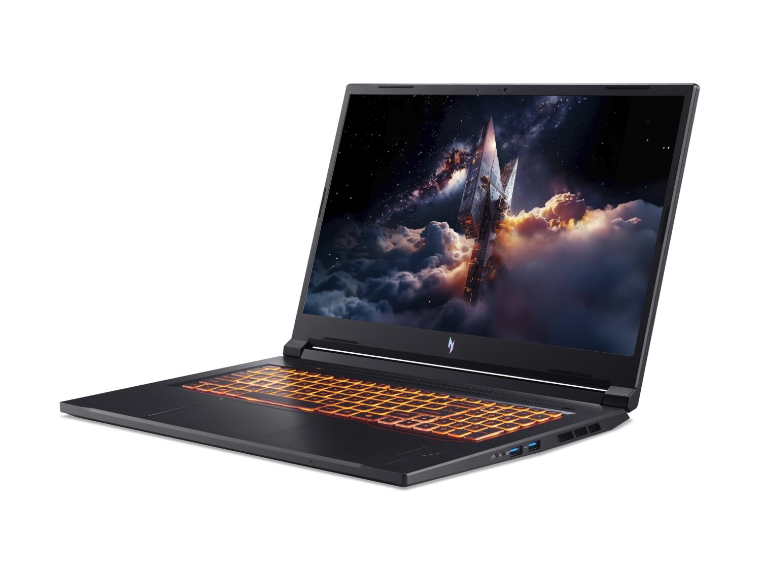 Acer | Nitro V 17 AI ANV17-41-R27Z | Obsidian Black | 17.3 " | IPS | QHD | 2560 x 1440 pixels | AMD Ryzen 7 | 260 | 32 GB | DDR5 | Solid-state drive capacity 1000 GB | NVIDIA GeForce RTX 5060 | GDDR7 | 8 GB | Windows 11 Home | 802.11ax | Bluetooth version 5.3 | Keyboard language US international | Keyboard backlit | Warranty 24 month(s)