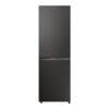 Candy ECN2CQTEB186 Refrigerator, E, Freestanding, Combi, Height 185cm, Fridge net 235 L, Freezer net 120 L, Black | Candy