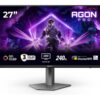 AOC | AG276UZD | 27 " | QD-OLED | UHD | 16:9 | 240 Hz | 0.03 ms | 3840 x 2160 pixels | HDMI ports quantity 2 | Black