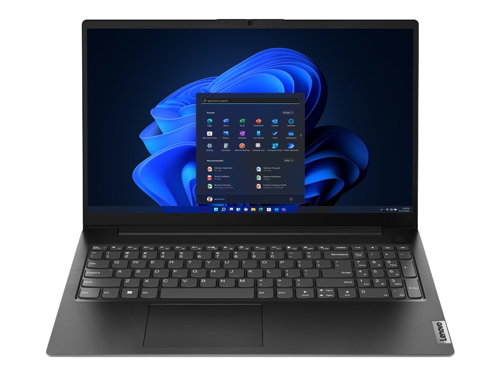 Lenovo Essential V15 G4 AMN | Business Black | 15.6 " | TN | FHD | 1920 x 1080 pixels | Anti-glare | AMD Ryzen 5 | 7520U | 16 GB | Soldered LPDDR5 | 512 GB | AMD Radeon 610M Graphics | Windows 11 Home | 802.11ax | 5.3 | English | Warranty 24 month(s) | Battery warranty 12 month(s) - Image 2