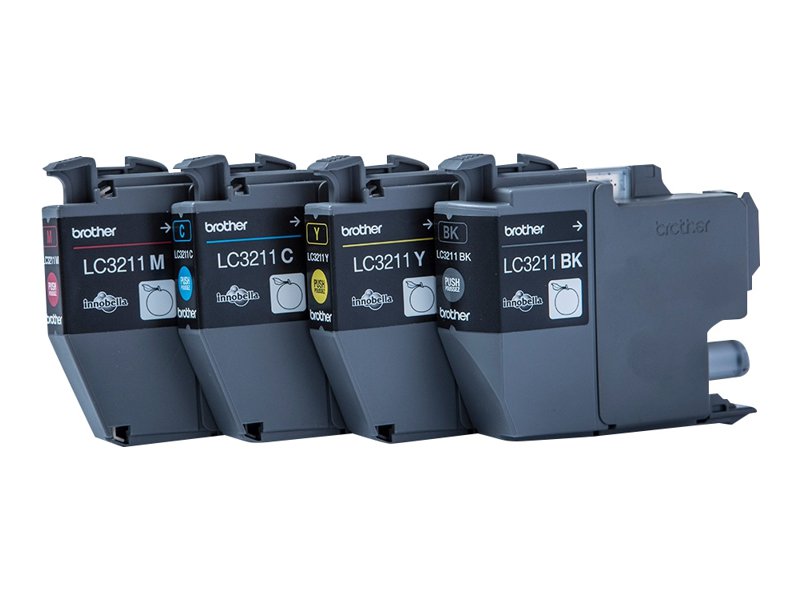 Brother Cartridge Value Pack | LC3211VAL | Ink cartridge | Black, yellow, cyan, magenta