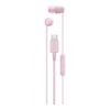 Sony Earbuds | IER‑EX15C | Wired | In-ear | Microphone | Pink