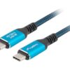 Lanberg USB-C M/M 4.0 CABLE 240W 8K 60HZ | CA-CMCM-45CU-0020-BK