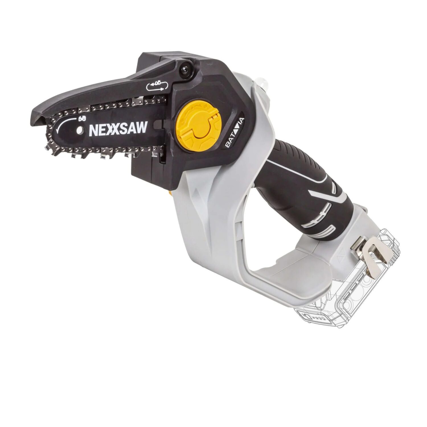 Batavia B.V. 18V Nexxsaw Cordless One-Hand Chainsaw 6'' V3 - Without Battery and Charger | Chainsaw