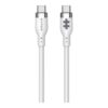 Hyper 1.5m Silicone USB-C to USB-C 60W Charging Cable - White | Hyper