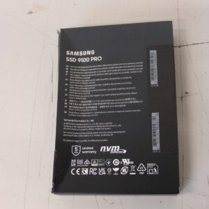 SALE OUT. Samsung 9100 PRO PCIe 5.0 NVMe M.2 SSD 1TB | Samsung 9100 PRO | 1000 GB | SSD form factor M.2 2280 | Solid-state drive interface PCIe 5.0 | DAMAGED PACKAGING | Read speed 14700 MB/s | Write speed 13400 MB/s
