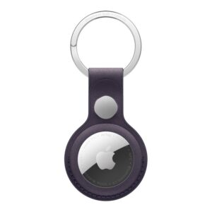 Apple AirTag FineWoven Key Ring - Midnight Purple | Apple