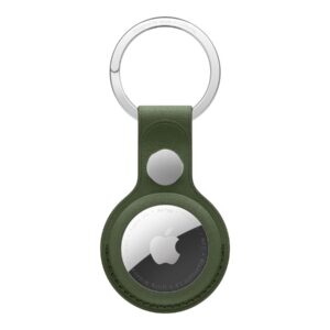 Apple AirTag FineWoven Key Ring - Moss | Apple