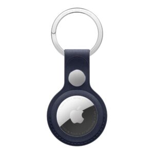 Apple AirTag FineWoven Key Ring - Navy | Apple