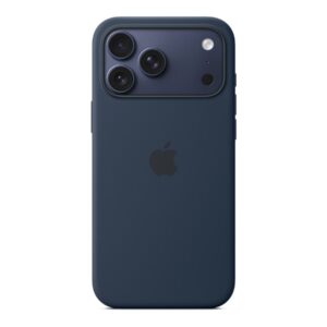 Apple iPhone 17 Pro Max Silicone Case with MagSafe – Midnight | Apple