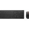Lenovo Essential Wireless Combo Keyboard & Mouse Gen2 | Keyboard and Mouse Set | Wireless | Mouse included | Nordic | Black
