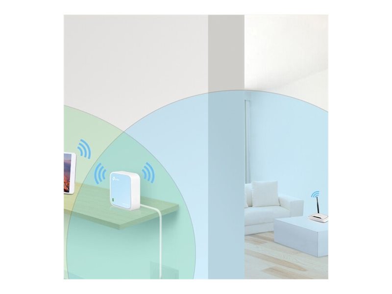 Router | TL-WR802N | 802.11n | 300 Mbit/s | 10/100 Mbit/s | Ethernet LAN (RJ-45) ports 1 | Mesh Support No | MU-MiMO No | No mobile broadband | Antenna type 1xInternal | 1 x micro USB - Image 12