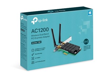 TP-LINK Archer T4E Dual Band PCI Express Adapter 2.4GHz/5GHz, 802.11ac, 300+867 Mbps, 2xDetachable antennas - Image 11