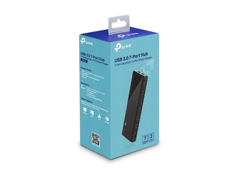 TP-LINK UH720 USB 3.0 7-Port Hub with 2 Charging Ports - Image 6