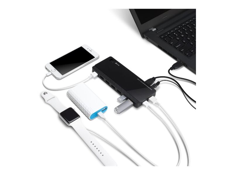 TP-LINK UH720 USB 3.0 7-Port Hub with 2 Charging Ports - Image 7