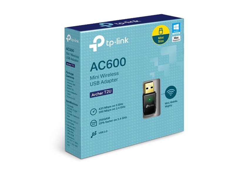 TP-LINK | AC600 Wireless Dual Band USB 2.0 Adapter | Archer T2U - Image 18