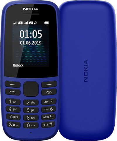 Nokia | 105 (2019) TA-1174 | Blue | 1.77 " | TFT | 4 MB | 4 MB | Dual SIM | USB version microUSB